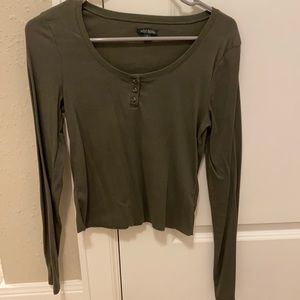 wild fable green long sleeve